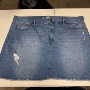 Universal Thread Light Blue Denim Skirt